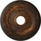 Ekena Millwork Classic Ceiling Medallion (Fits Canopies up to 12 3/4"), Hand-Painted Rust, 18 5/8"OD 4"ID x 1 1/8"P CM19CLRUS - alternate 1